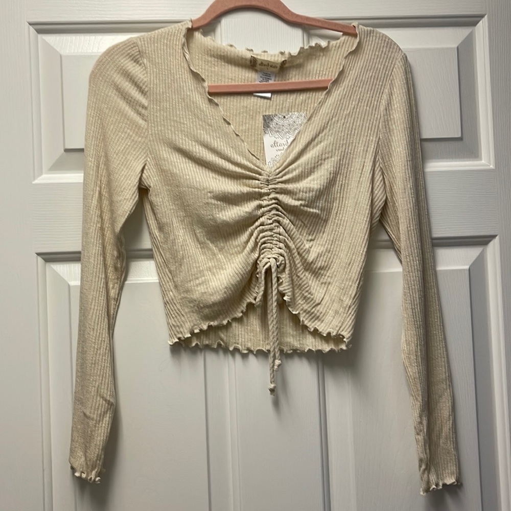 NWT altar’d state long sleeve crop top